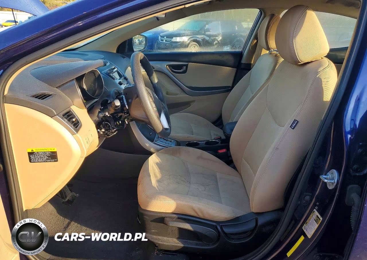 2013 Hyundai Elantra Gls VIN:5NPDH4AE4DH401622 - 7