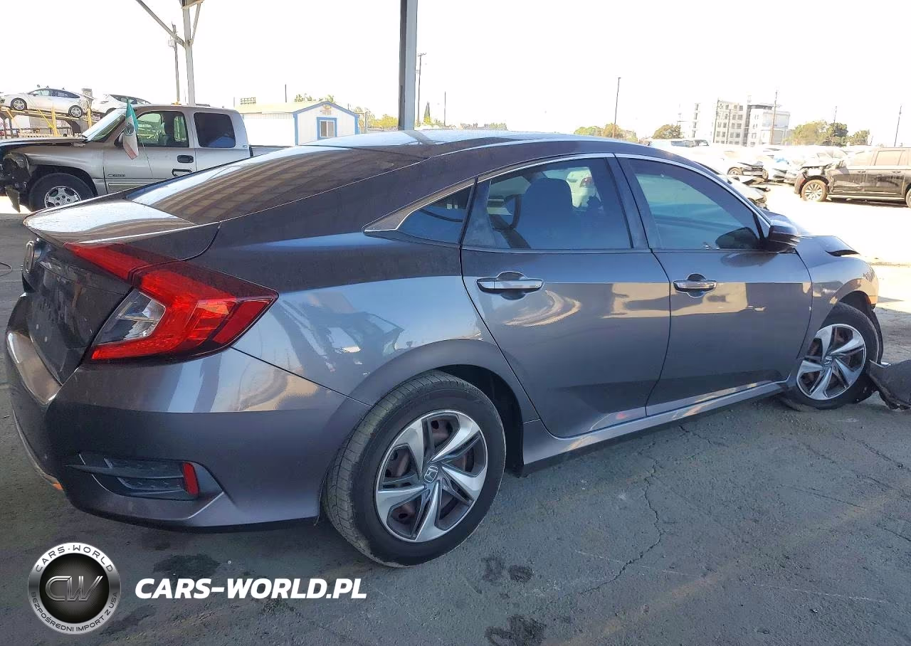 2019 Honda Civic Lx VIN:2HGFC2F67KH590724 - 3