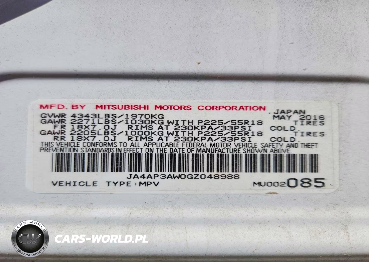 2016 Mitsubishi Outlander Sport Es VIN:JA4AP3AW0GZ048988 - 13