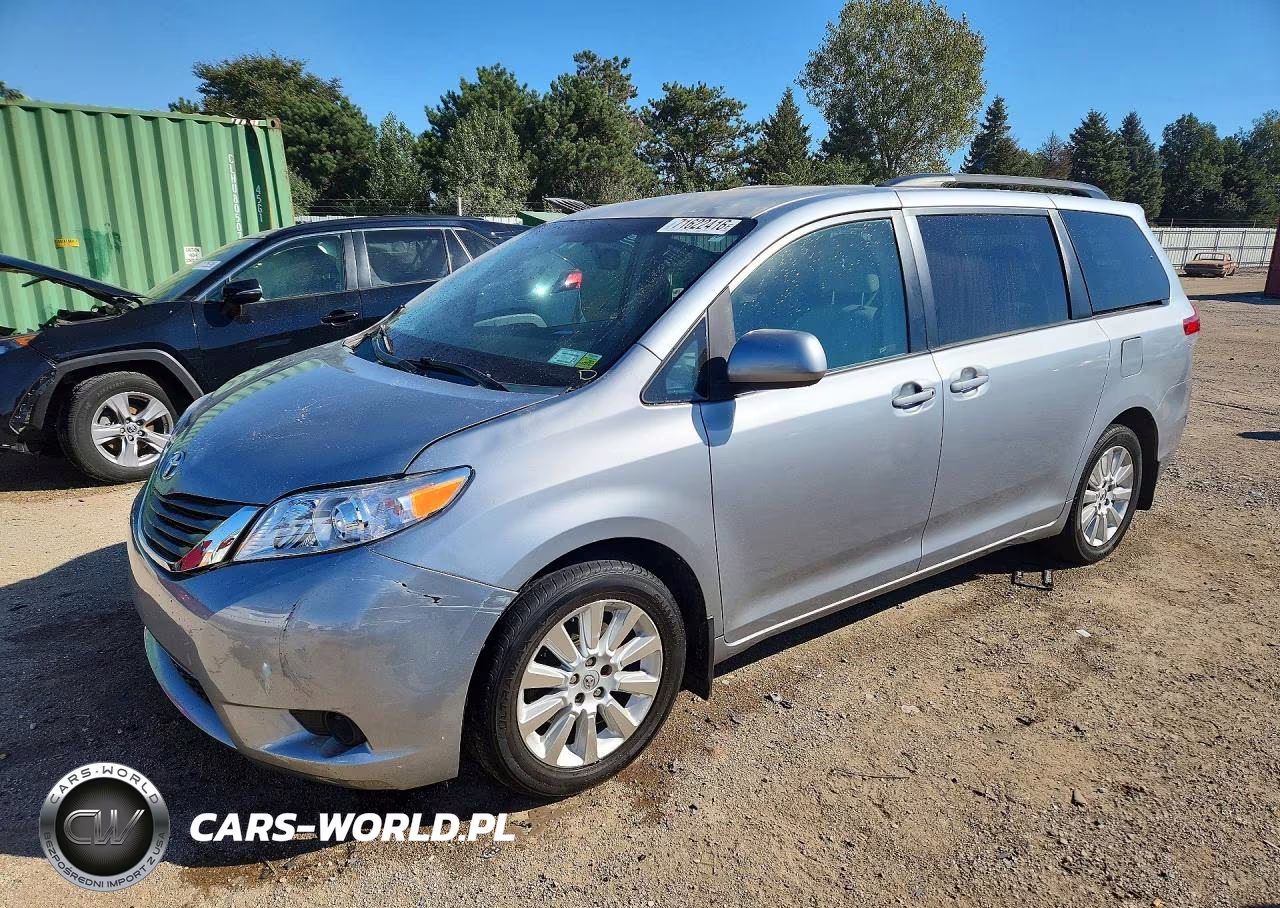 2014 Toyota Sienna Le VIN:5TDJK3DC1ES092387 - 1