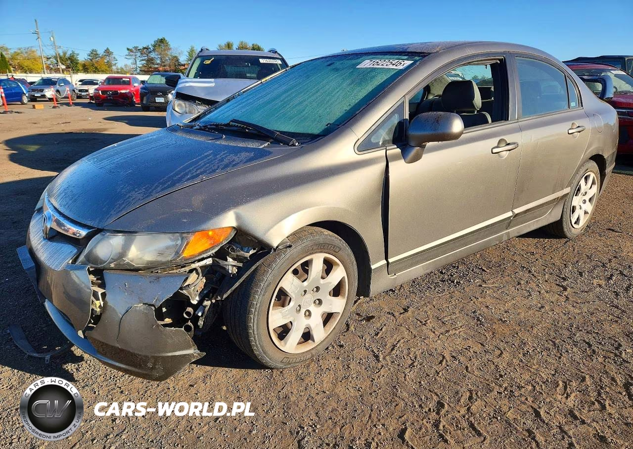 2007 Honda Civic Lx VIN:1HGFA16527L063837 - 1