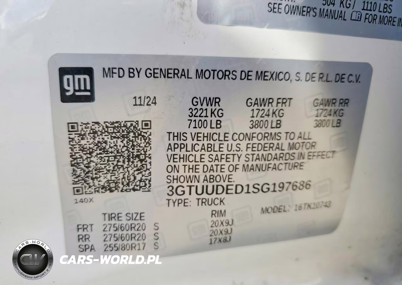 2025 GMC Sierra K1500 Slt VIN:3GTUUDED1SG197686 - 13
