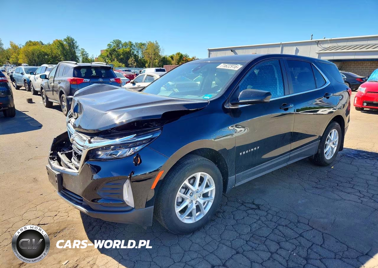 2022 Chevrolet Equinox Lt VIN:3GNAXUEV0NL113122 - 1