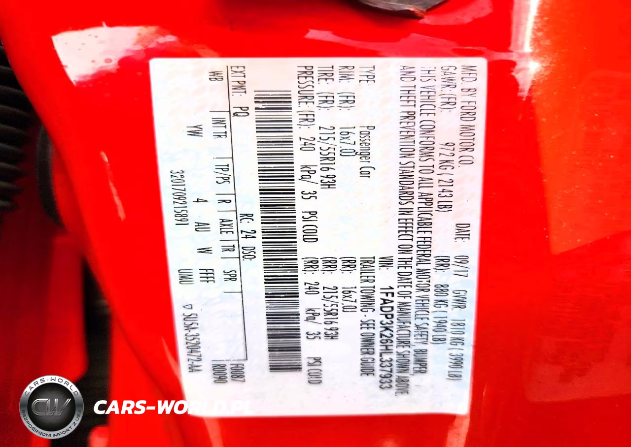 2017 Ford Focus Se VIN:1FADP3K26HL337933 - 13