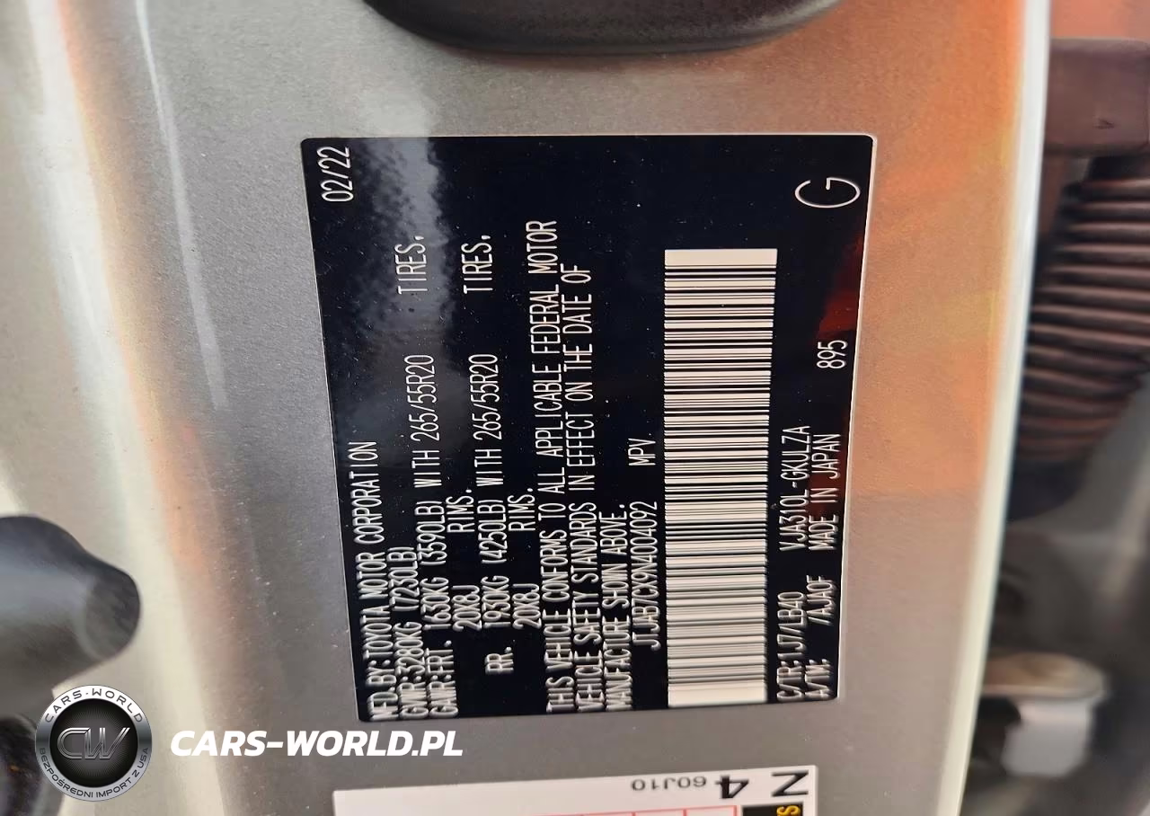 2022 Lexus Lx 600 Premium VIN:JTJAB7CX9N4004092 - 13