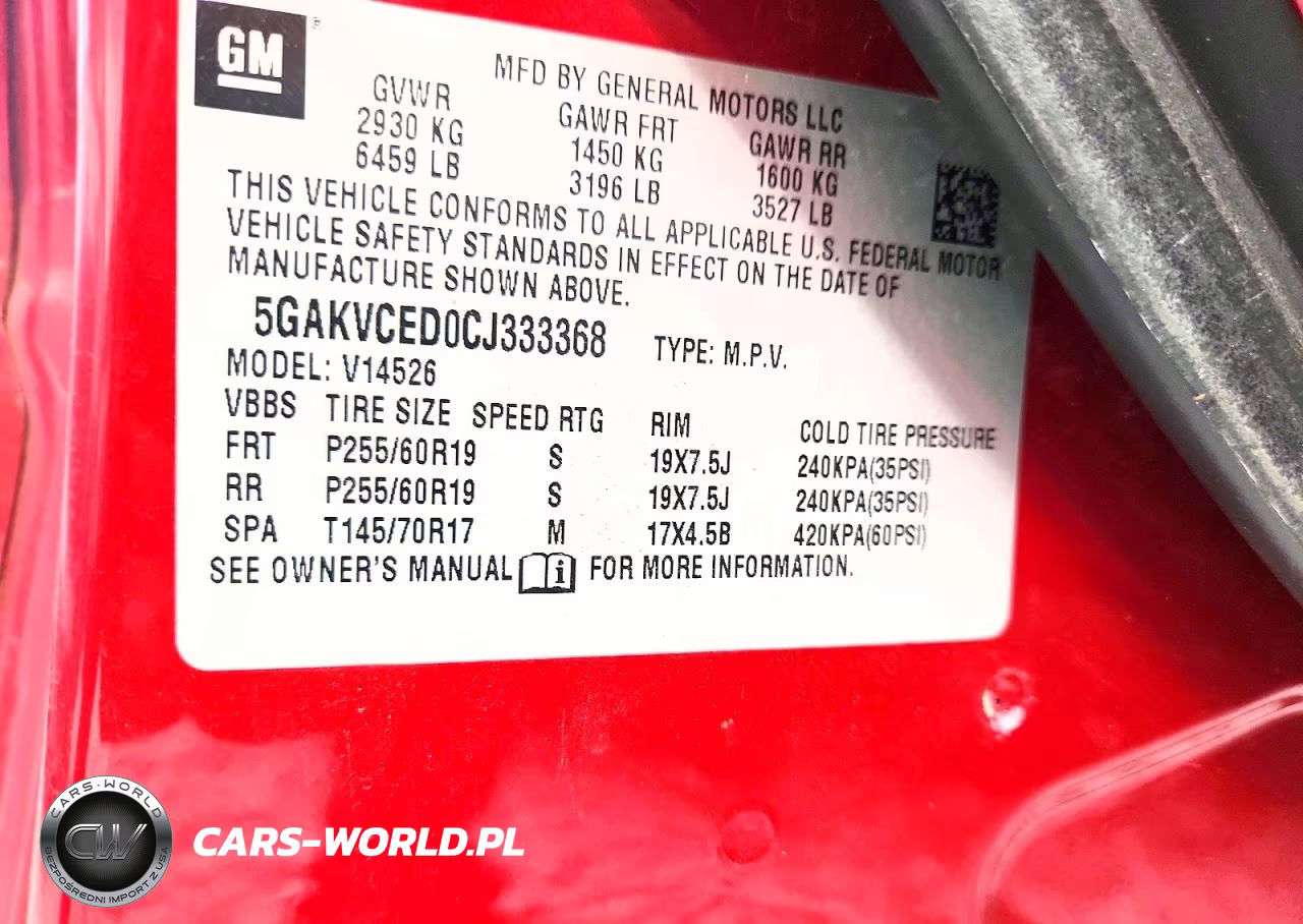 2012 Buick Enclave VIN:5GAKVCED0CJ333368 - 12
