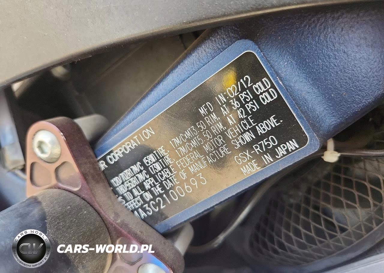 2012 Suzuki Gsx750 VIN:JS1GR7MA3C2100693 - 10