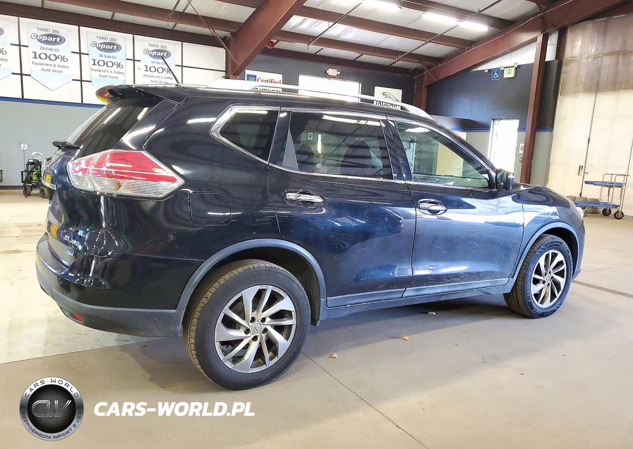 2014 Nissan Rogue Sl VIN:5N1AT2MVXEC810430 - 3
