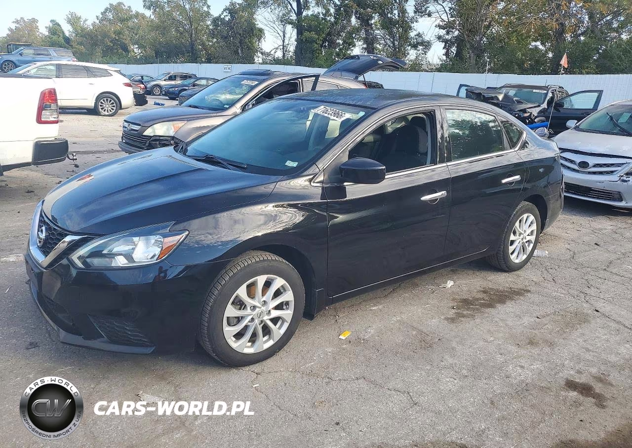 2018 Nissan Sentra Sv VIN:3N1AB7AP1JY225380 - 1
