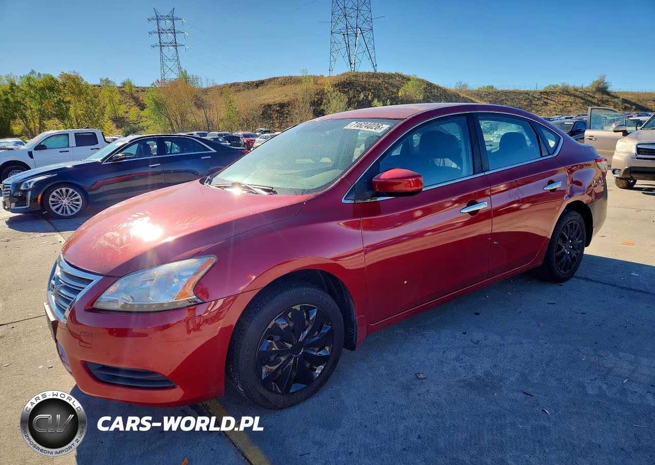2014 Nissan Sentra Sv VIN:3N1AB7AP1EY327736 - 1