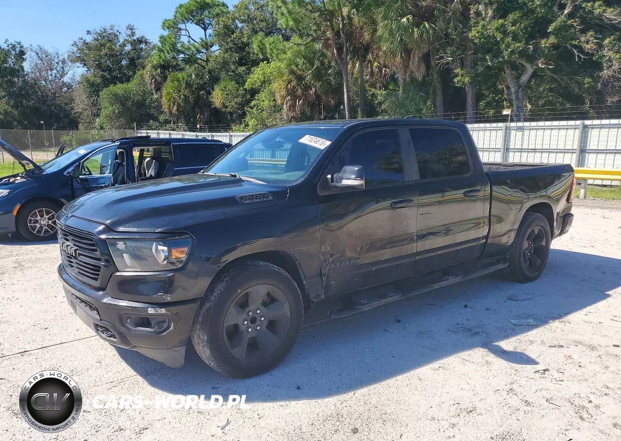 2019 Ram 1500 Big Horn-Lone Star VIN:1C6RREMT7KN801133 - 1
