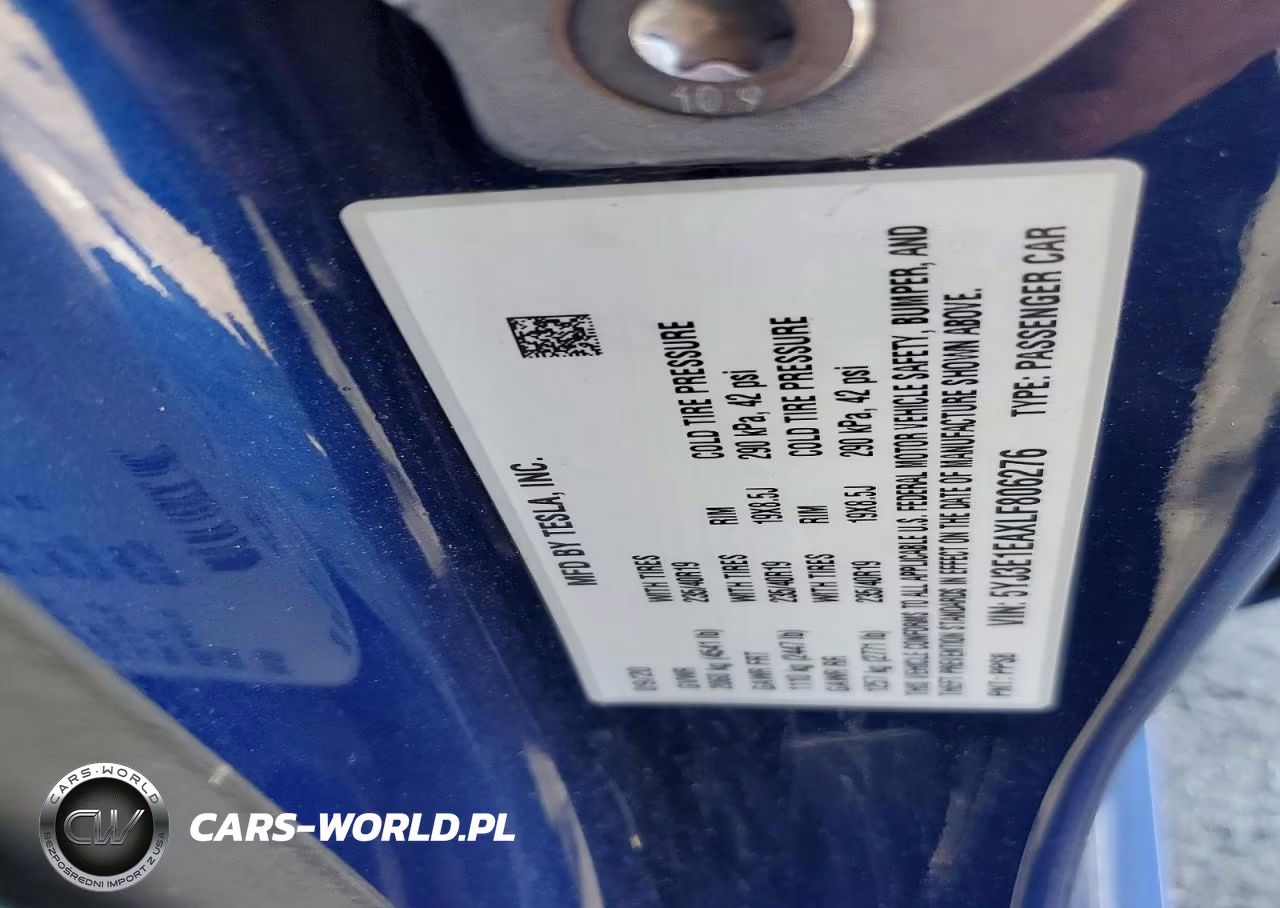 2020 Tesla Model 3 VIN:5YJ3E1EAXLF806276 - 12