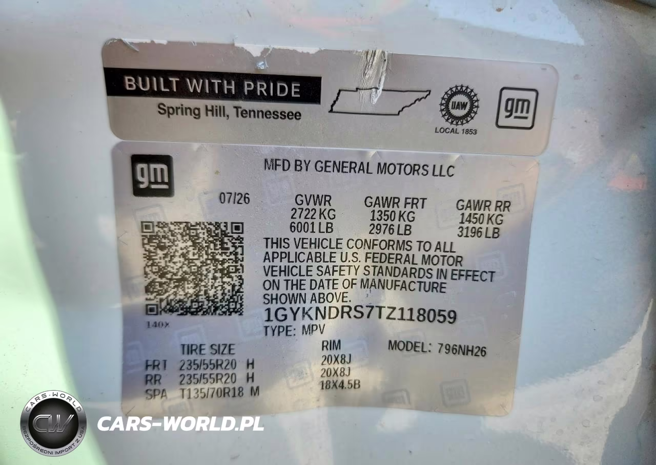 2026 Cadillac Xt5 Premium Luxury VIN:1GYKNDRS7TZ118059 - 13