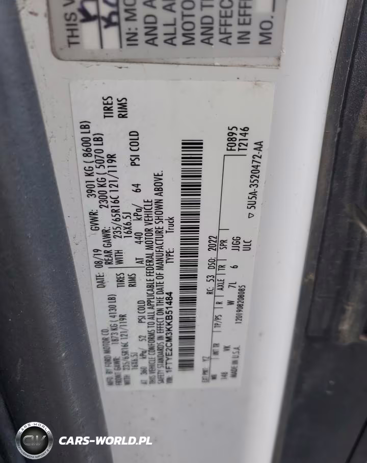 2019 Ford Transit 150 Delivery Van VIN:1FTYE2CM3KKB51484 - 14