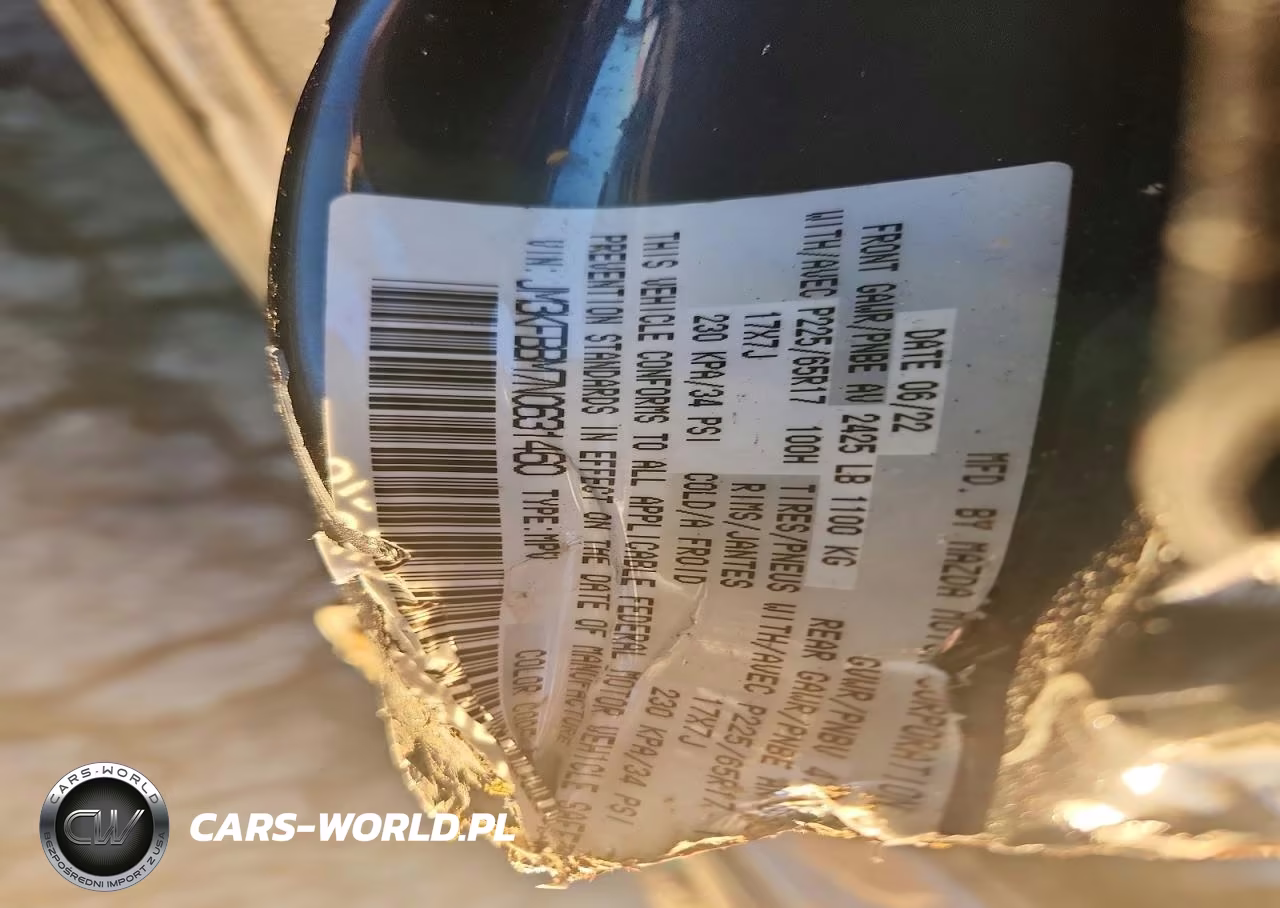 2022 Mazda Cx-5 Select VIN:JM3KFBBM7N0631460 - 12