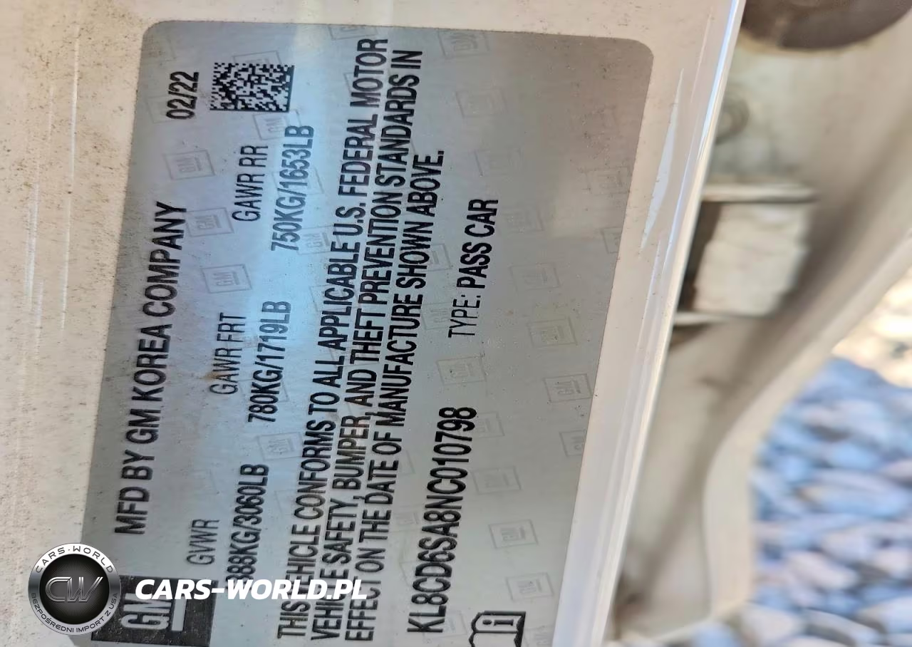 2022 Chevrolet Spark 1Lt VIN:KL8CD6SA8NC010798 - 12