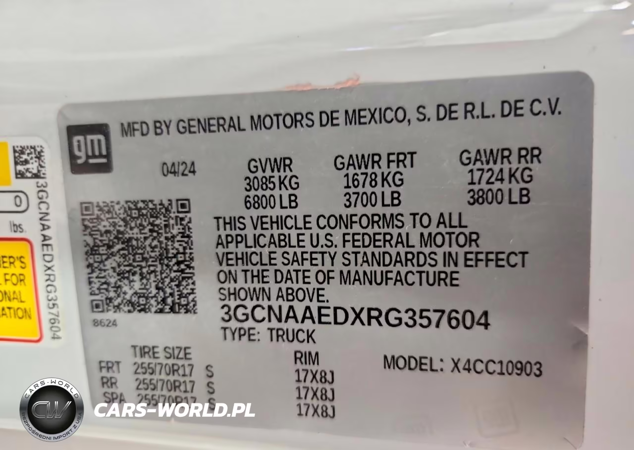 2024 Chevrolet Silverado C1500 VIN:3GCNAAEDXRG357604 - 12