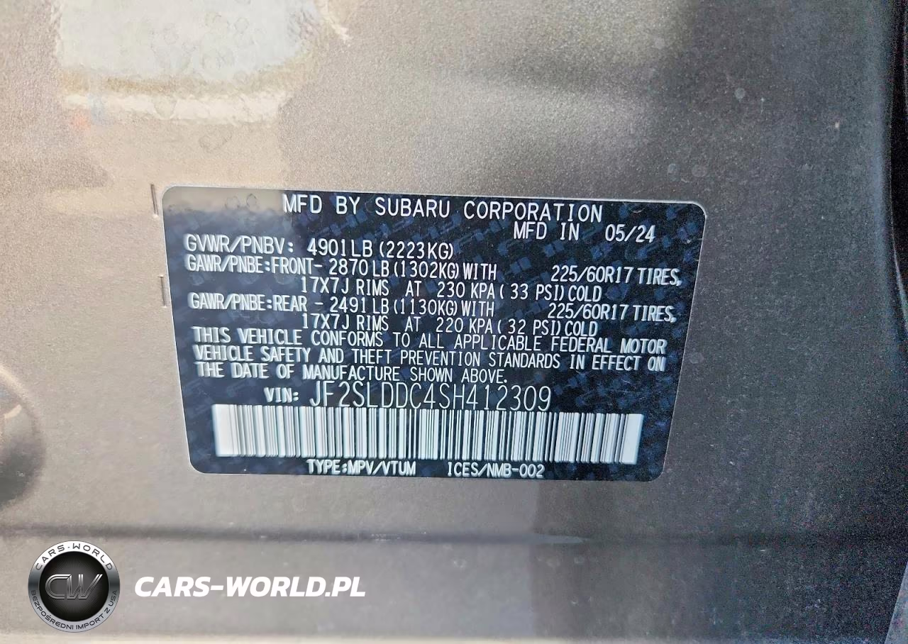 2025 Subaru Forester Premium VIN:JF2SLDDC4SH412309 - 14