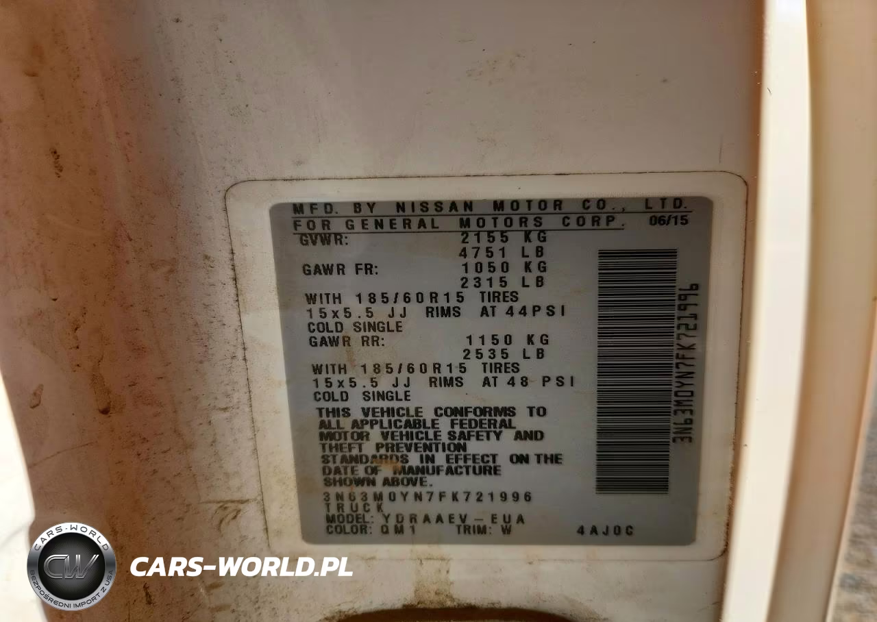 2015 Chevrolet City Express Ls VIN:3N63M0YN7FK721996 - 13