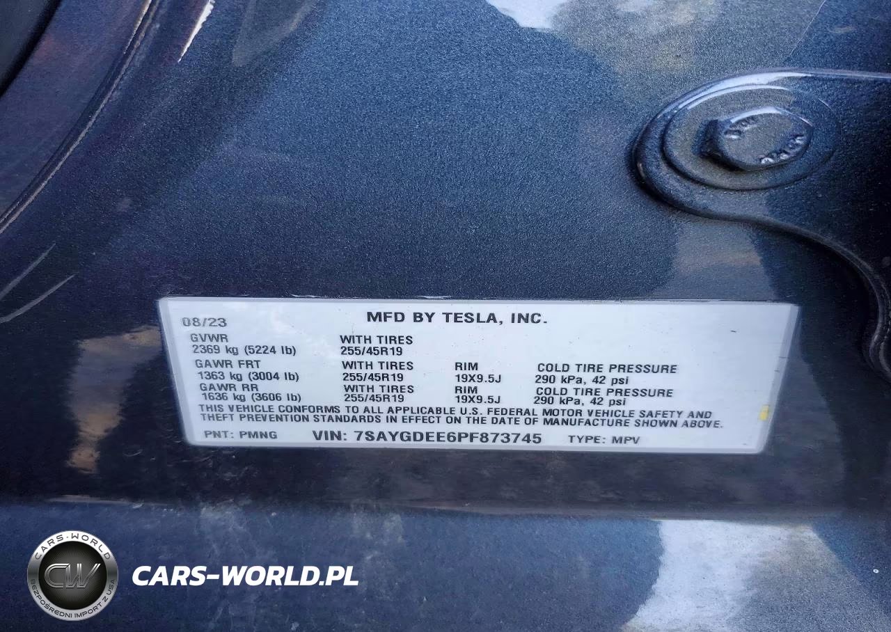 2023 Tesla Model Y VIN:7SAYGDEE6PF873745 - 13