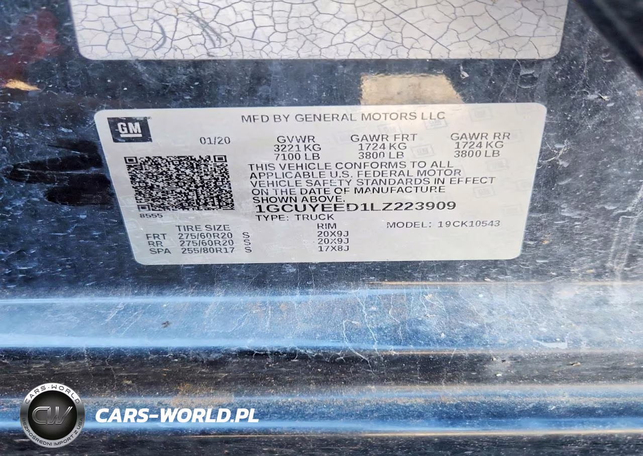 2020 Chevrolet Silverado K1500 Rst VIN:1GCUYEED1LZ223909 - 12