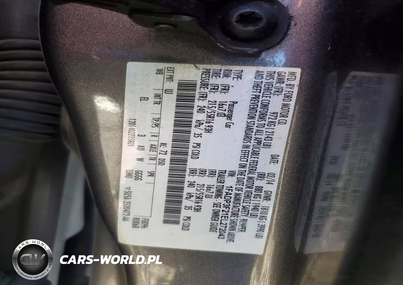 2014 Ford Focus Se VIN:1FADP3F21EL272043 - 12