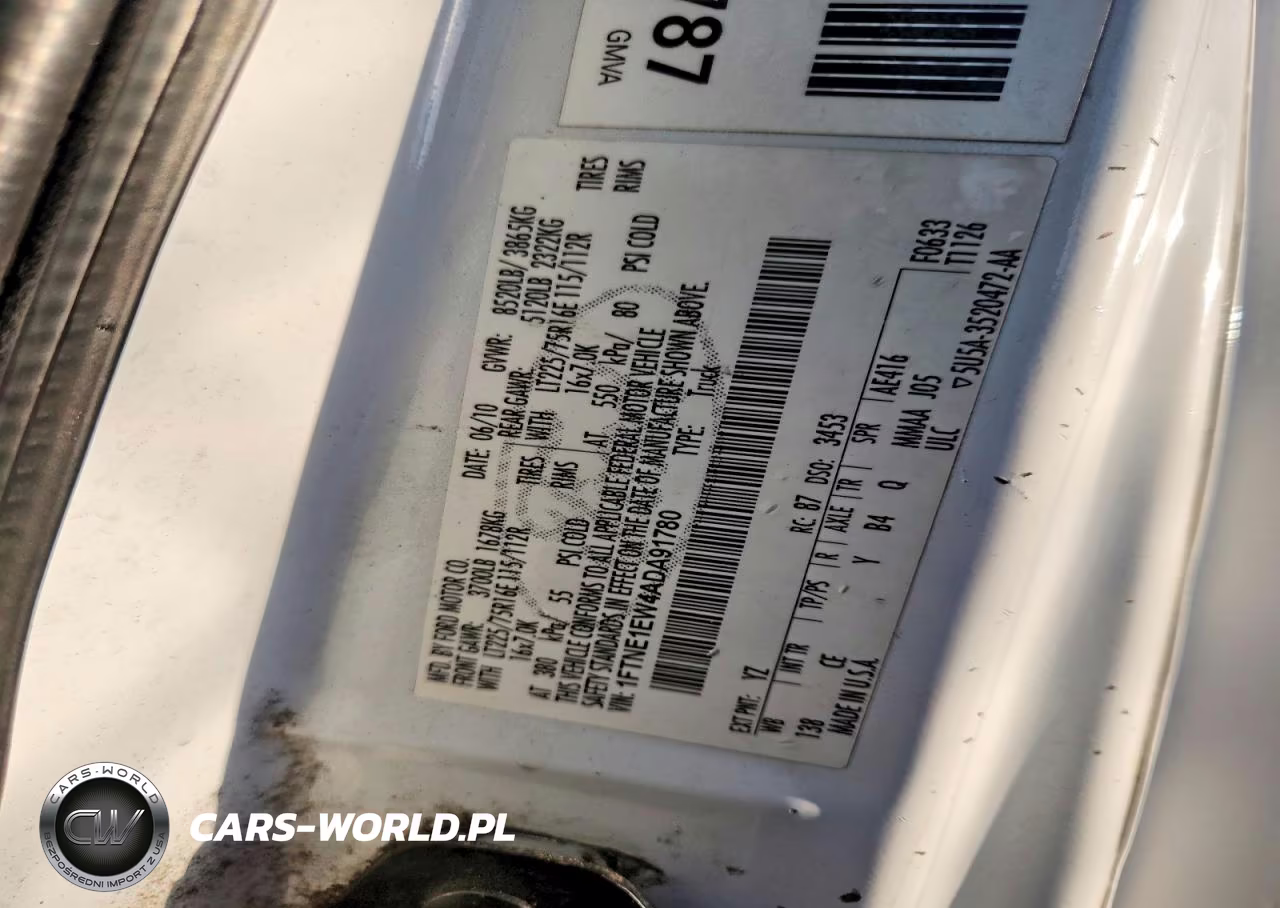 FORD E-150 VIN:1FTNE1EW4ADA91780 - 13