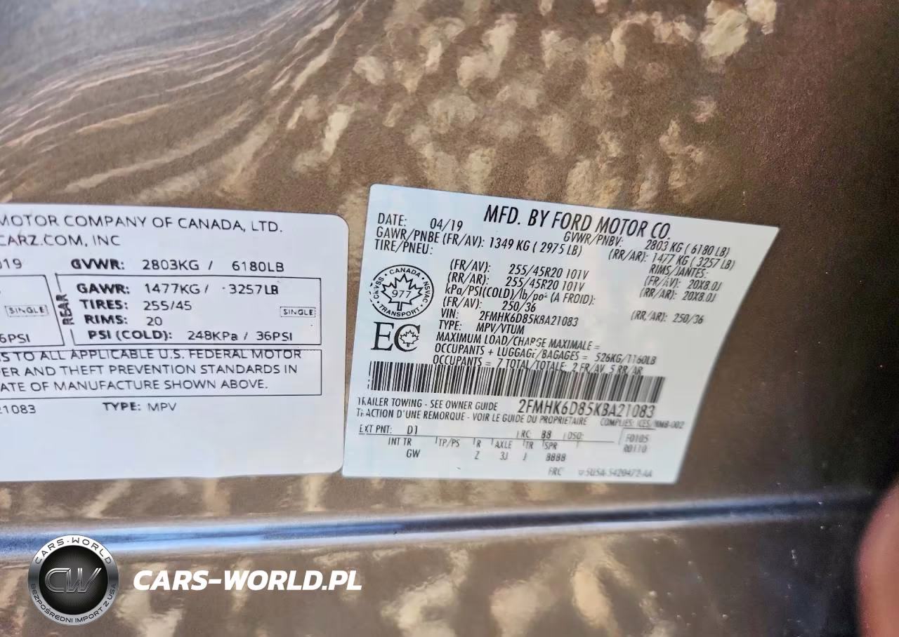 2019 Ford Flex Limited VIN:2FMHK6D85KBA21083 - 13