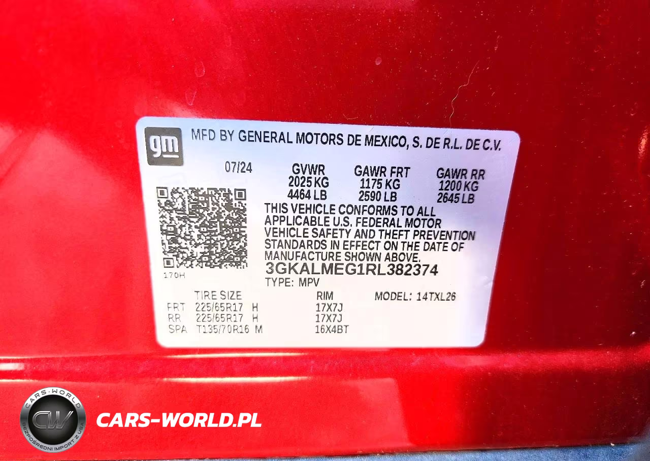 2024 GMC Terrain Sle VIN:3GKALMEG1RL382374 - 13