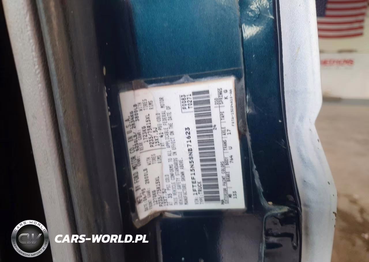 1995 Ford F150 VIN:1FTEF15N5SNB71623 - 12