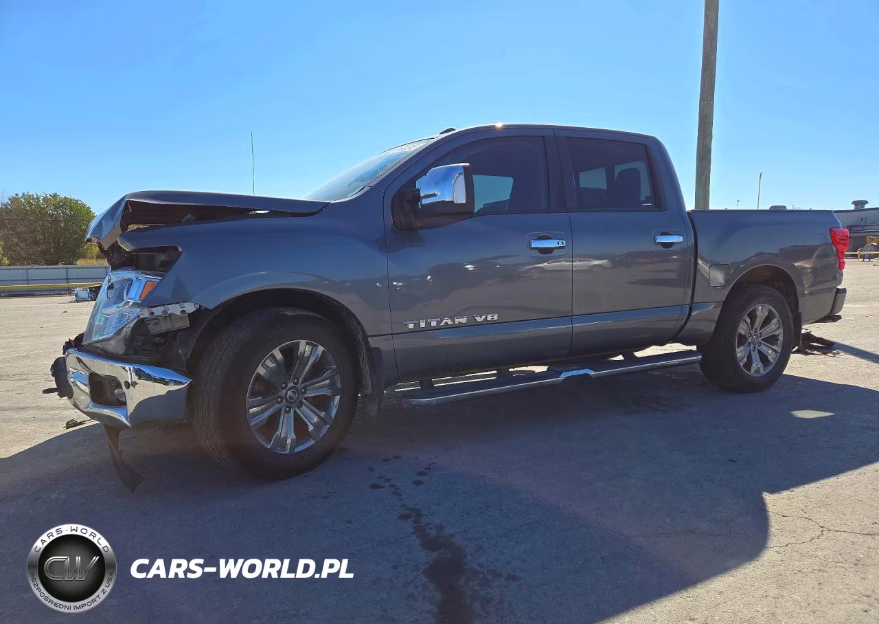 2019 Nissan Titan Sl VIN:1N6AA1E65KN500095 - 1