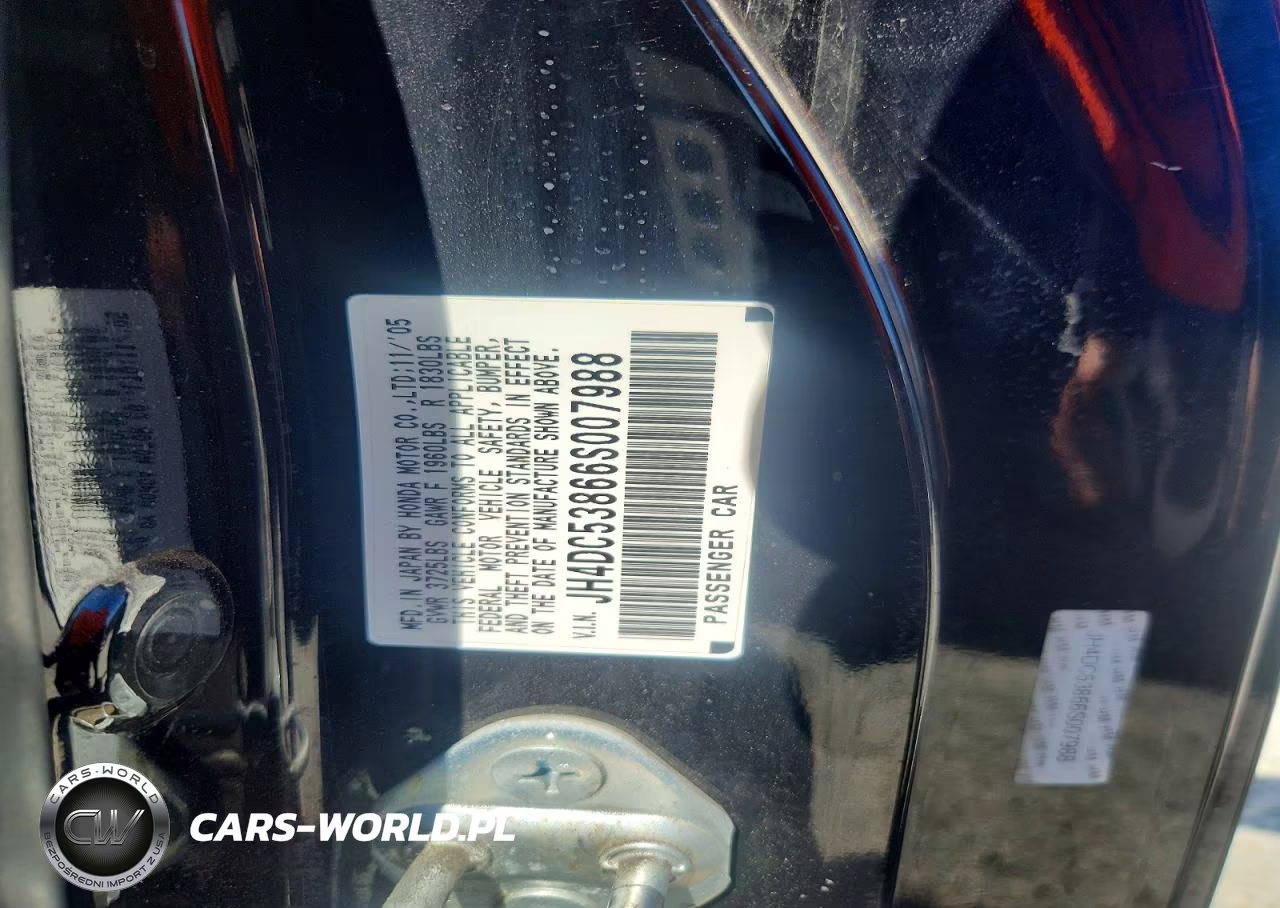 2006 Acura Rsx VIN:JH4DC53866S007988 - 12