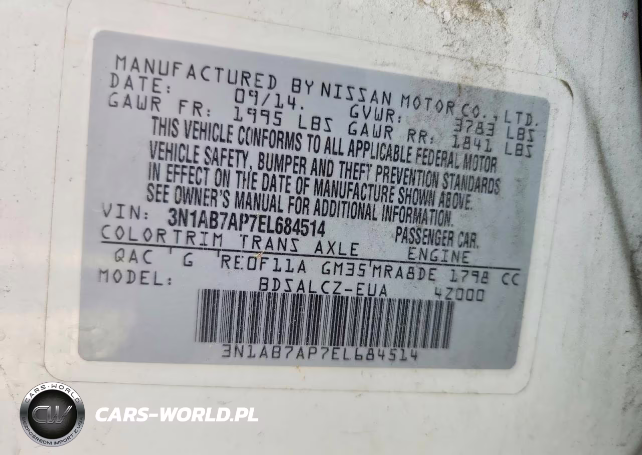 2014 Nissan Sentra S VIN:3N1AB7AP7EL684514 - 12