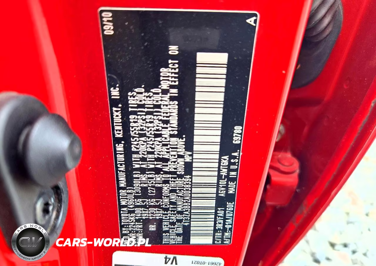 2010 Toyota Venza Fwd 4Cyl VIN:4T3ZA3BB2AU038394 - 13