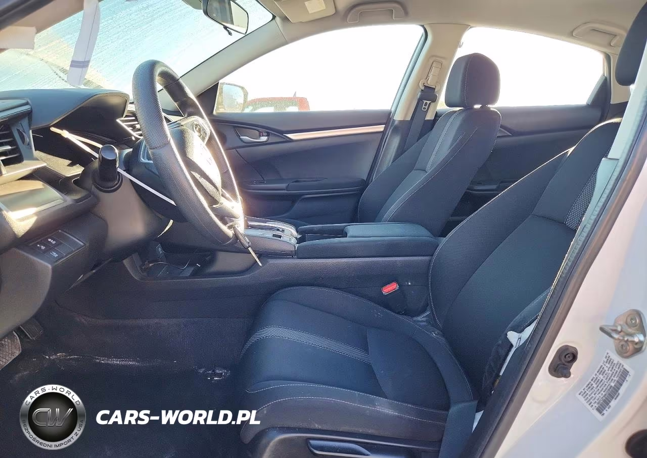 2019 Honda Civic Lx VIN:19XFC2F69KE030486 - 7