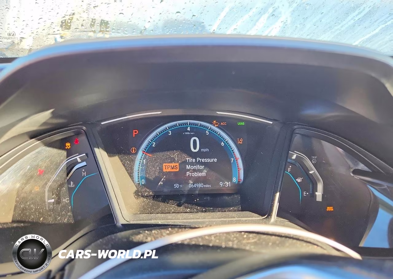 2019 Honda Civic Lx VIN:19XFC2F69KE030486 - 9