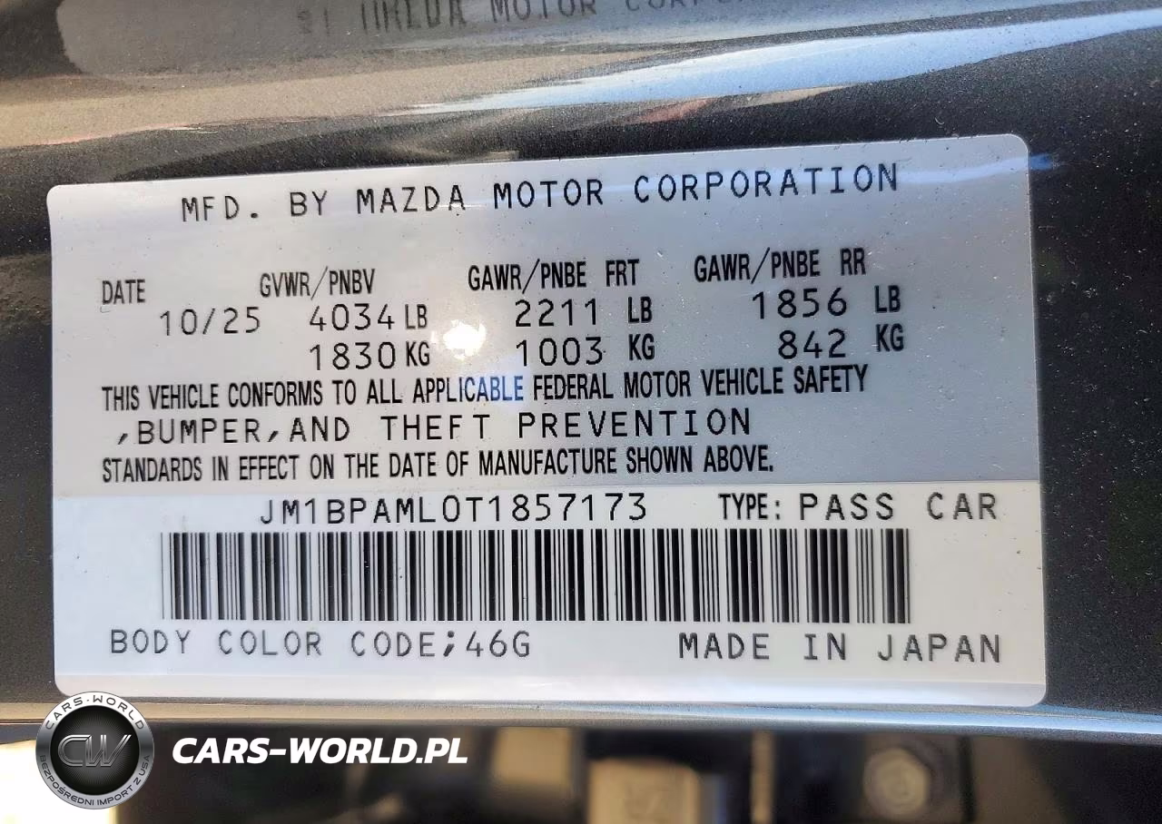 2026 Mazda 3 Premium VIN:JM1BPAML0T1857173 - 13