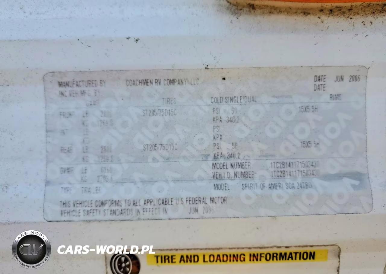 2007 Coachman Recreational Vehicle (Rv) VIN:1TC2B141171503430 - 10