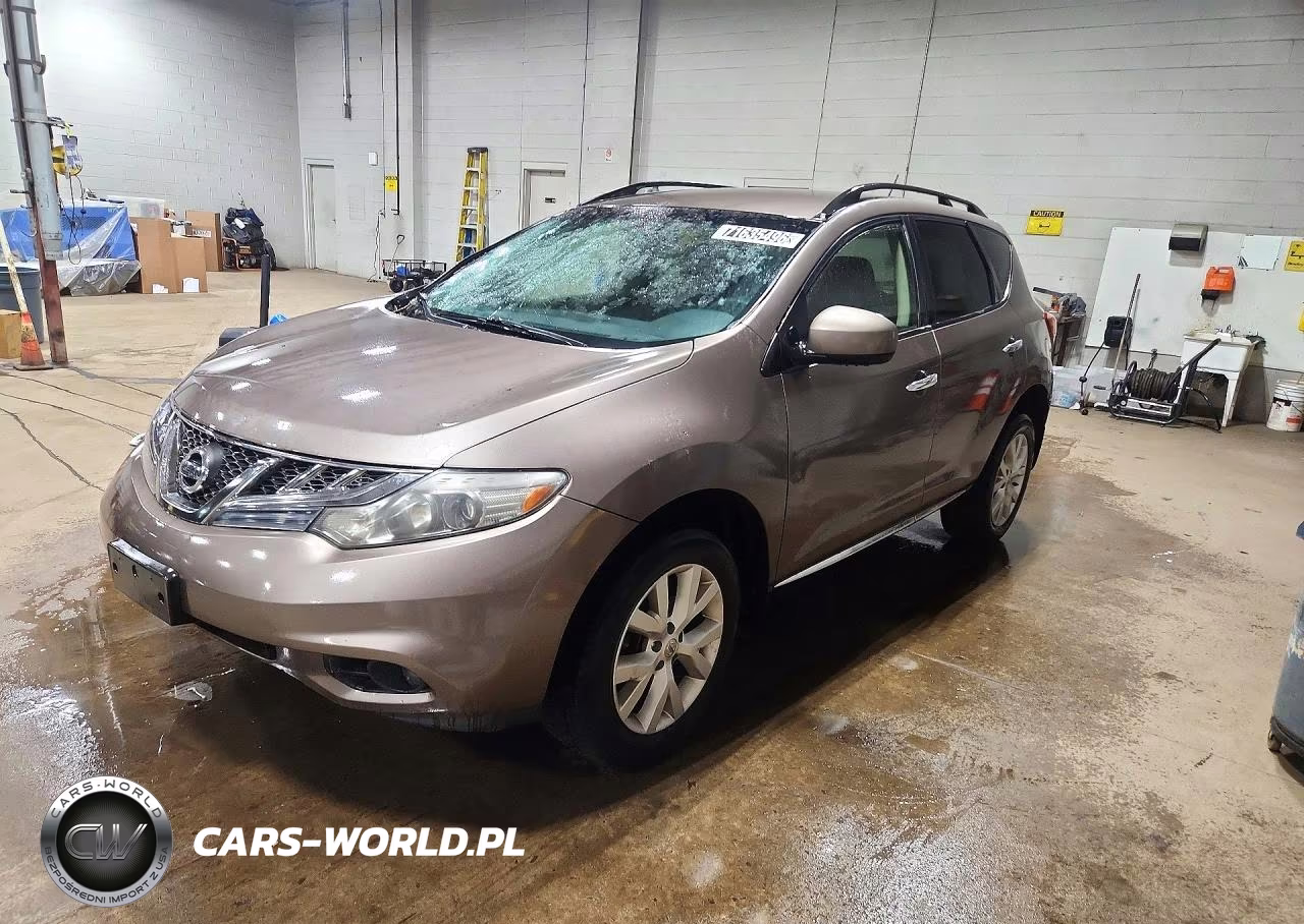 2014 Nissan Murano Sv VIN:JN8AZ1MW6EW512868 - 1