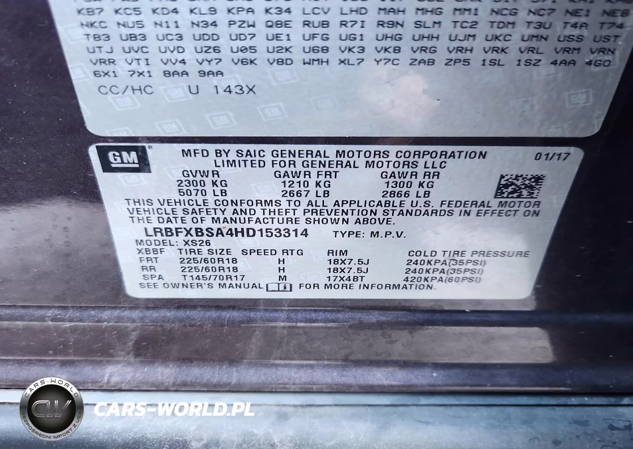 2017 Buick Envision Essence VIN:LRBFXBSA4HD153314 - 13