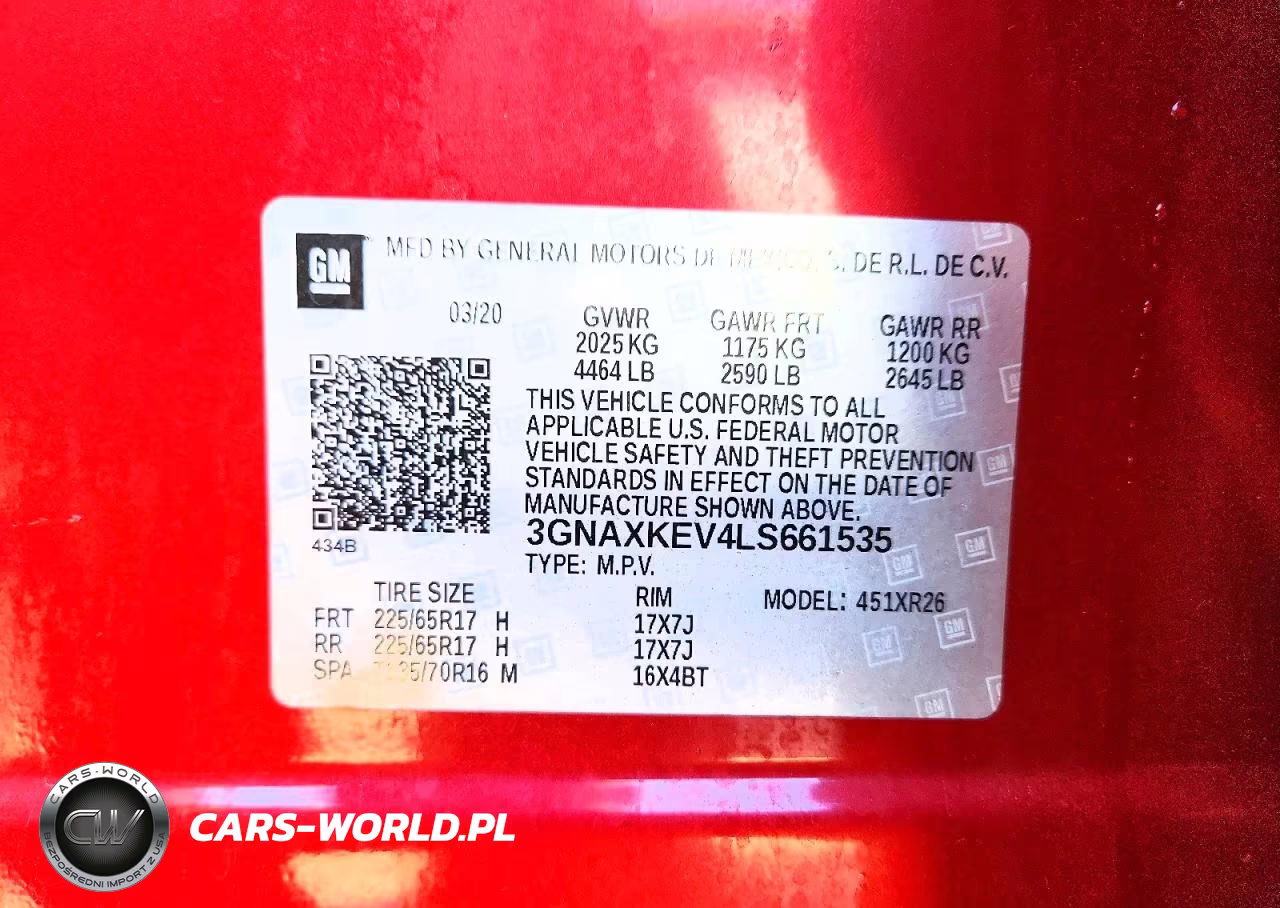 2020 Chevrolet Equinox Lt VIN:3GNAXKEV4LS661535 - 13