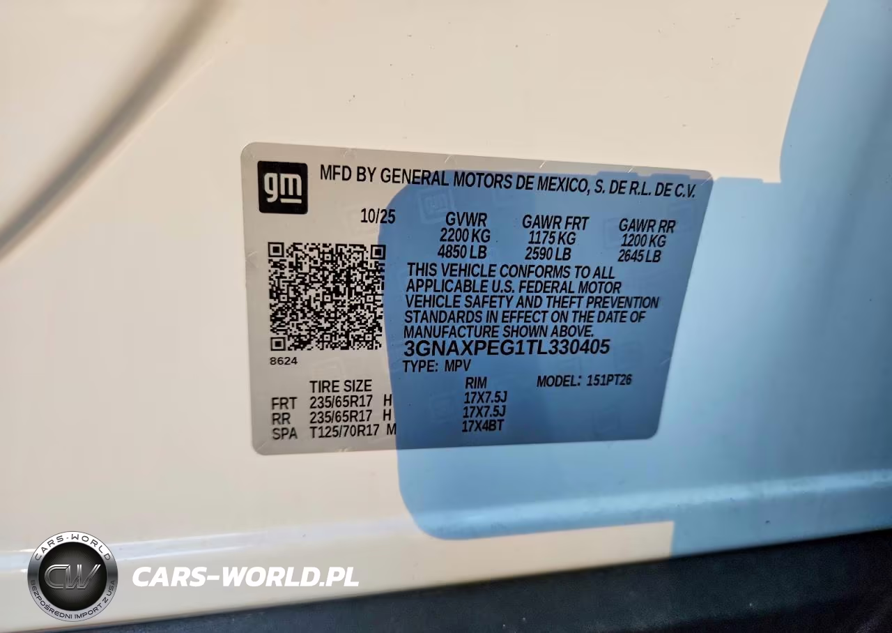 2026 Chevrolet Equinox Lt VIN:3GNAXPEG1TL330405 - 13