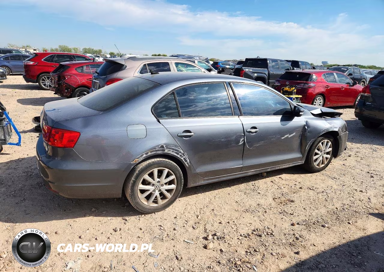 2012 Volkswagen Jetta Se VIN:3VWDX7AJ2CM356350 - 3