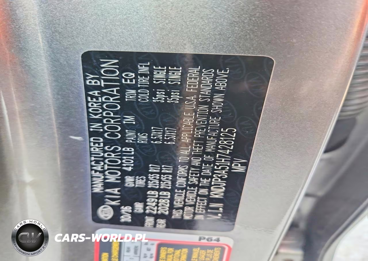 2017 Kia Soul + VIN:KNDJP3A51H7428125 - 13