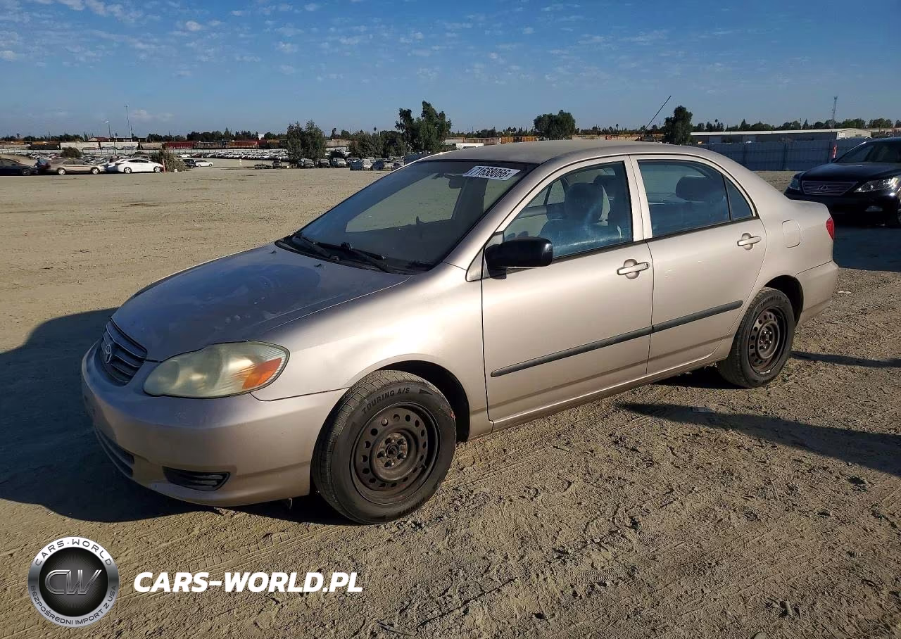 2003 Toyota Corolla Ce VIN:1NXBR32E93Z066662 - 1