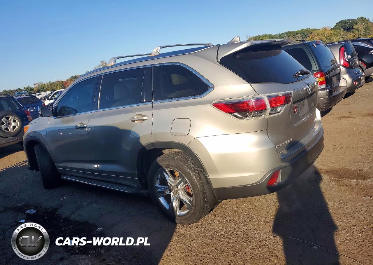 2014 Toyota Highlander Limited VIN:5TDDKRFH5ES035411 - 2