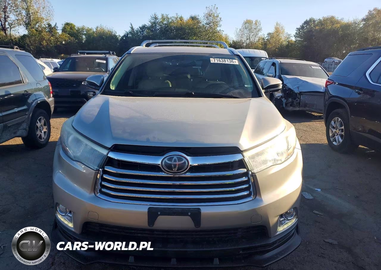 2014 Toyota Highlander Limited VIN:5TDDKRFH5ES035411 - 5