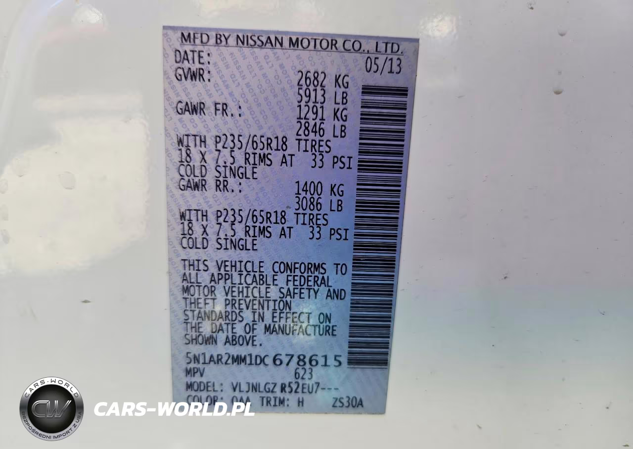 2013 Nissan Pathfinder S VIN:5N1AR2MM1DC678615 - 13