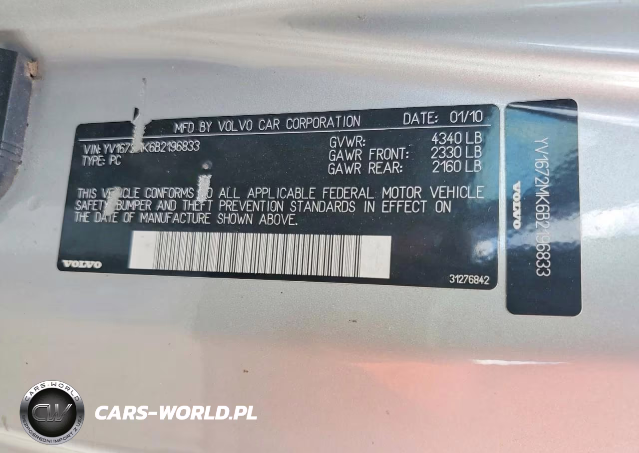 2011 Volvo C30 T5 VIN:YV1672MK6B2196833 - 13