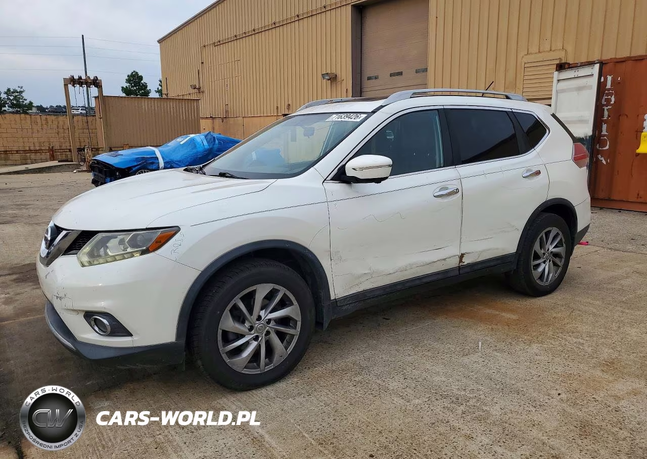 2015 Nissan Rogue Sl VIN:5N1AT2MV1FC762818 - 1